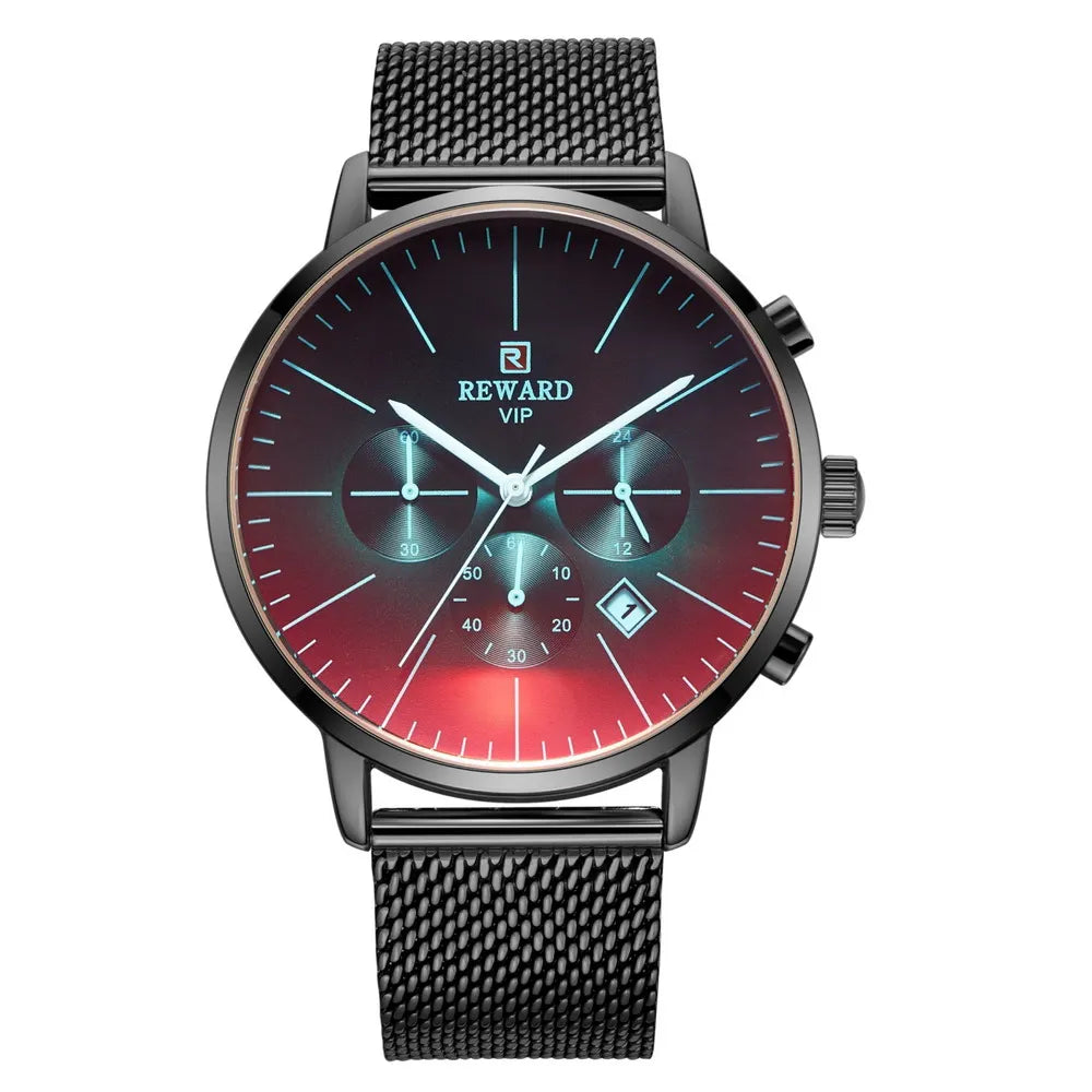 REWARD Relógio Masculino Quartzo RD82004M - Luxo e Funcionalidade 45mm