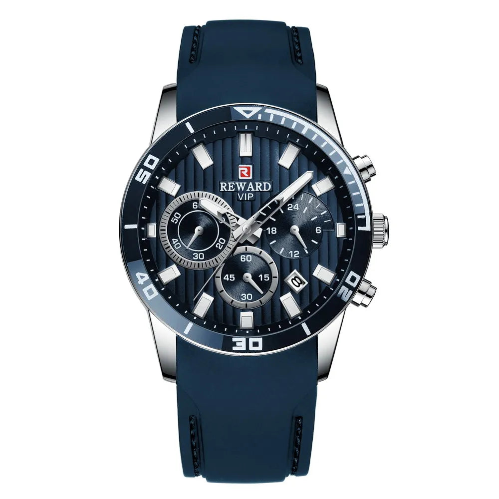 REWARD Relógio Masculino Quartzo RD83005M - Estilo Esportivo e Funcionalidade 44mm