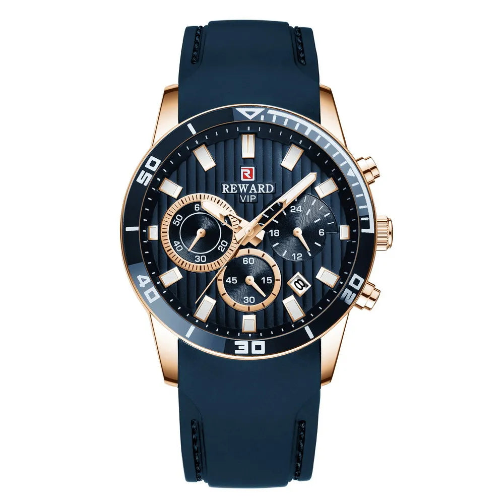 REWARD Relógio Masculino Quartzo RD83005M - Estilo Esportivo e Funcionalidade 44mm