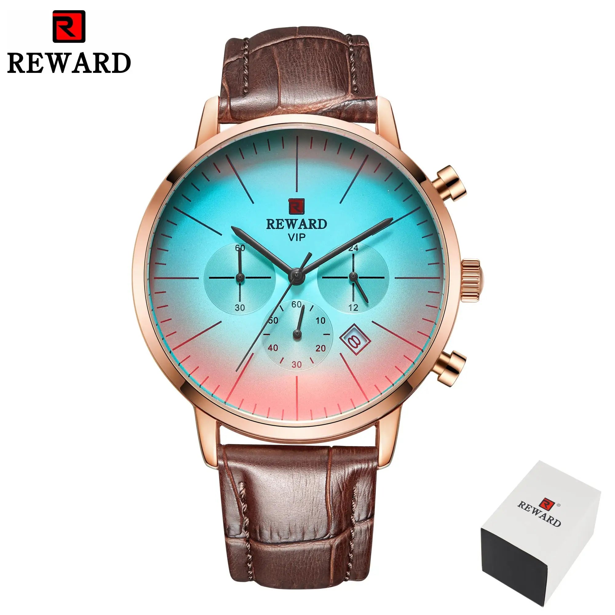 REWARD Relógio Masculino Quartzo RD83001M - Estilo Esportivo e Moderno 45mm