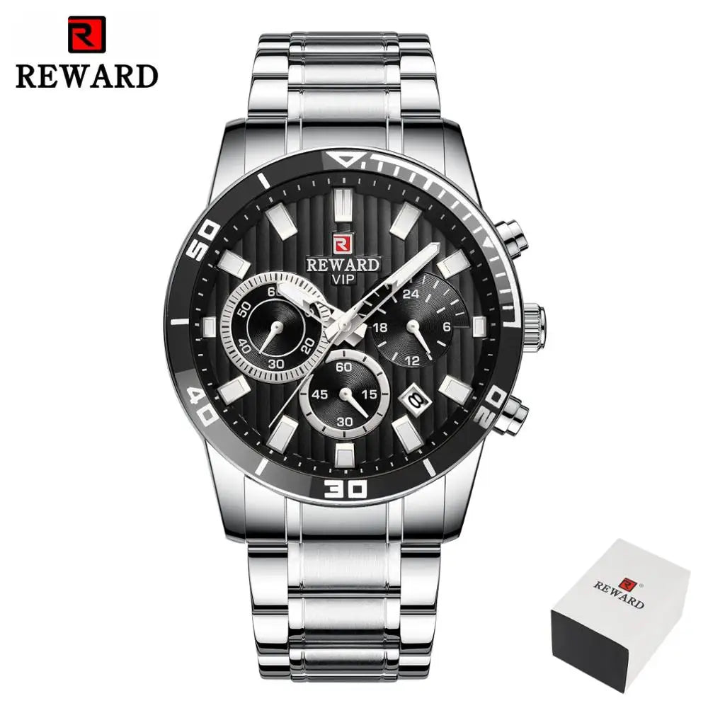 REWARD Relógio Masculino Quartzo RD81009M - Luxo e Funcionalidade 44mm