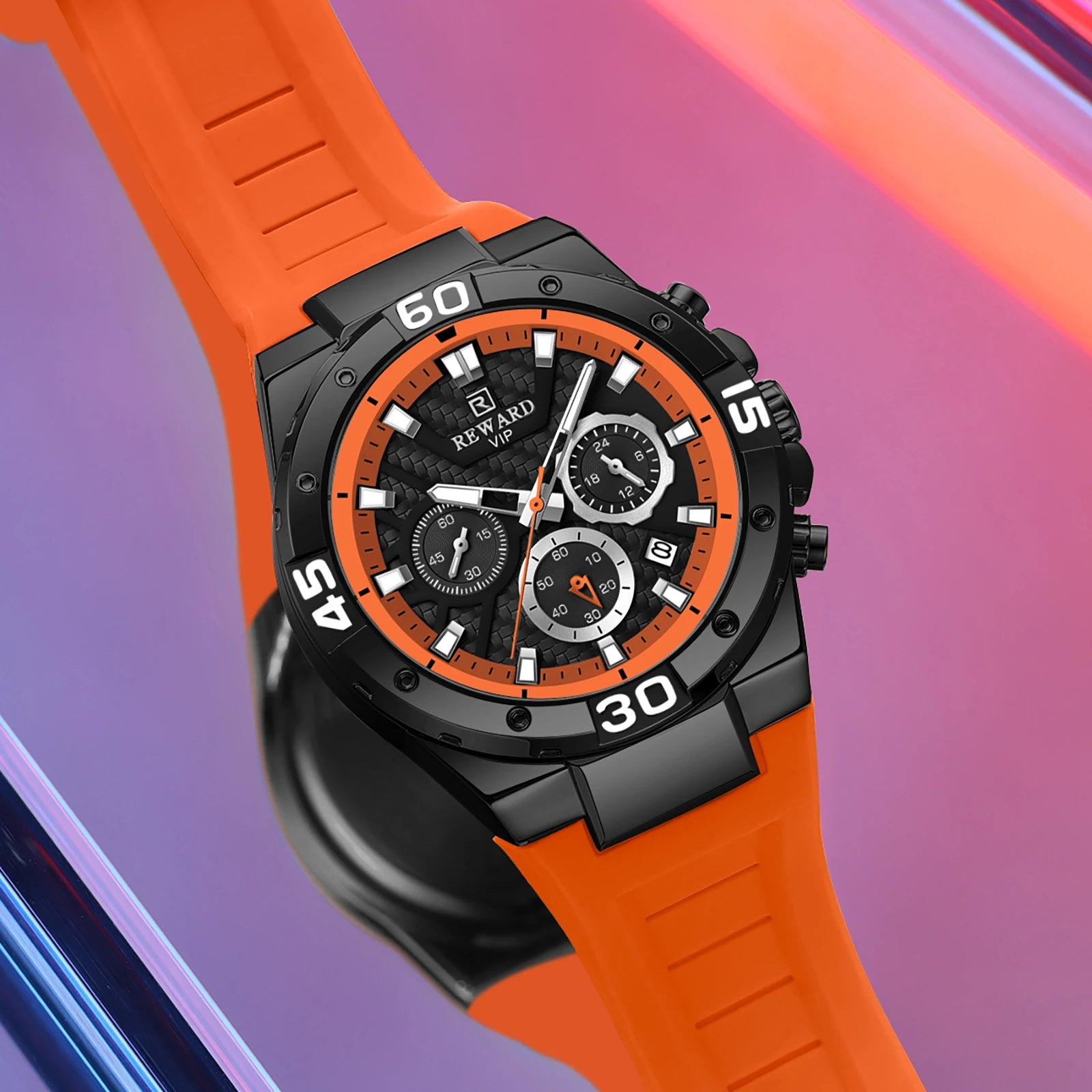 REWARD Relógio Masculino Quartzo RD83965M - Estilo Casual e Funcionalidade 34.5mm