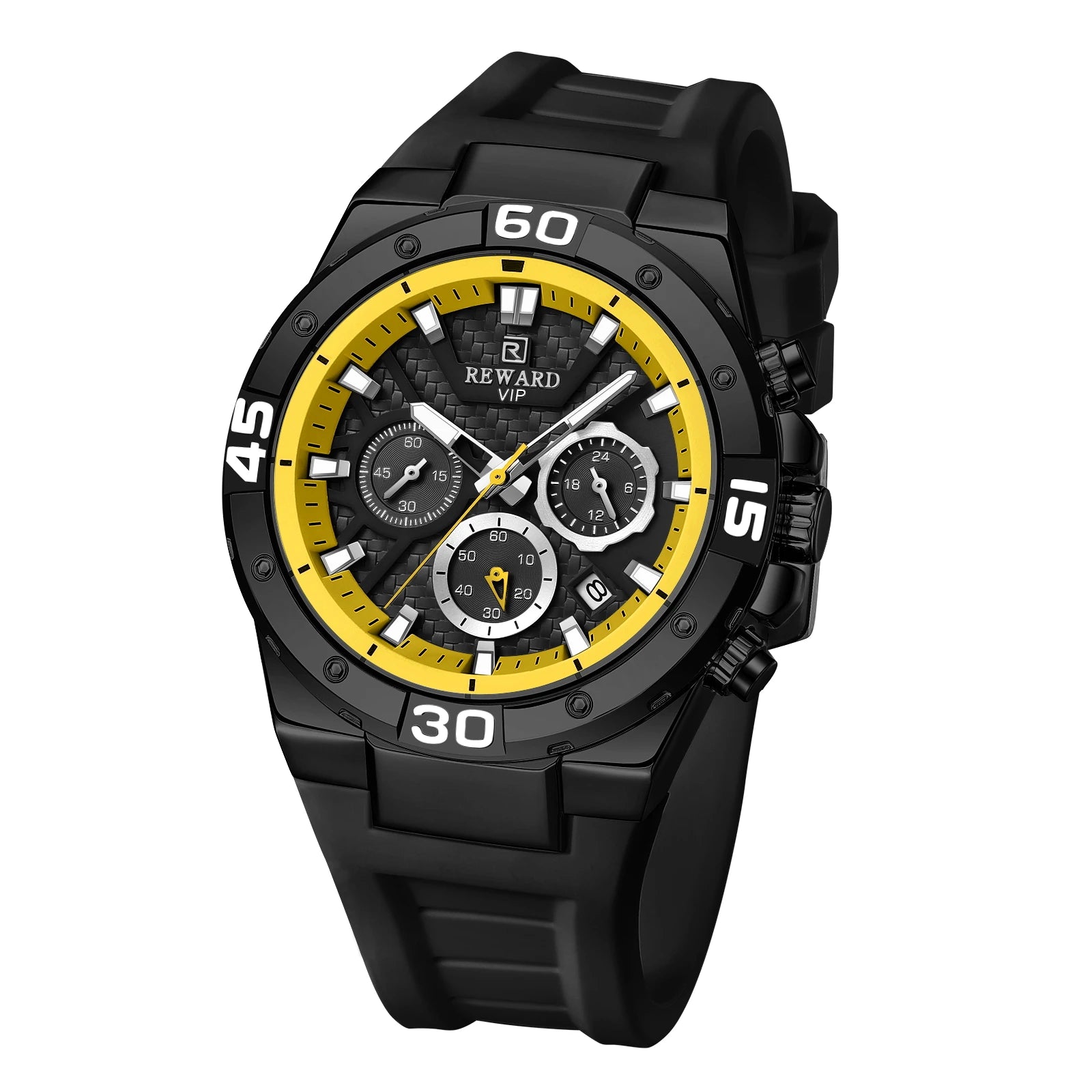 REWARD Relógio Masculino Quartzo RD83965M - Estilo Casual e Funcionalidade 34.5mm