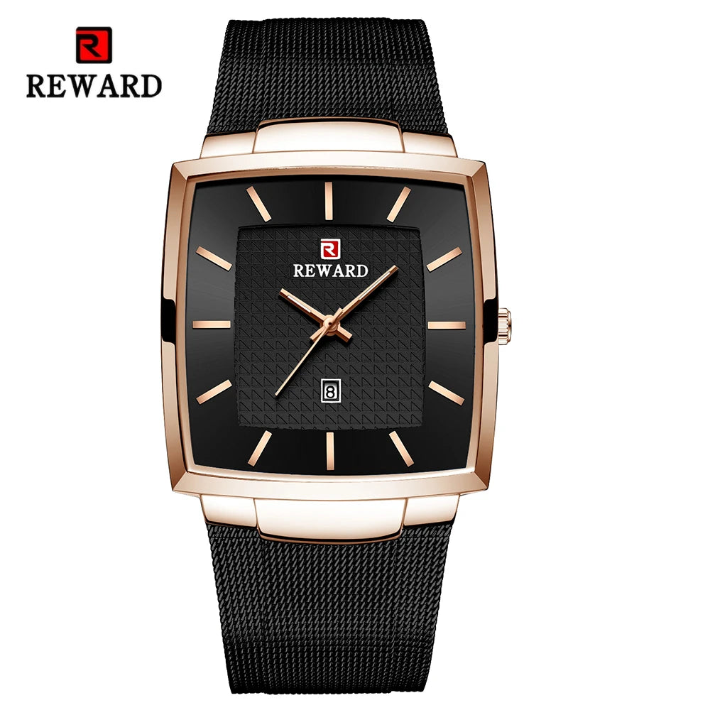 REWARD Relógio Masculino Quartzo RD62009M - Luxo e Sofisticação 48mm