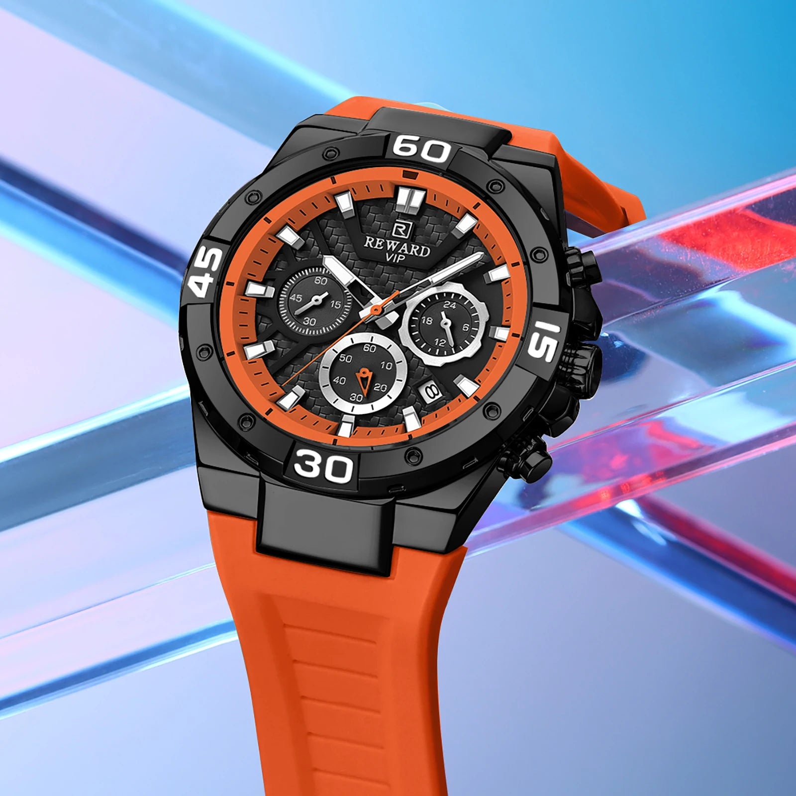REWARD Relógio Masculino Quartzo RD83965M - Estilo Casual e Funcionalidade 34.5mm