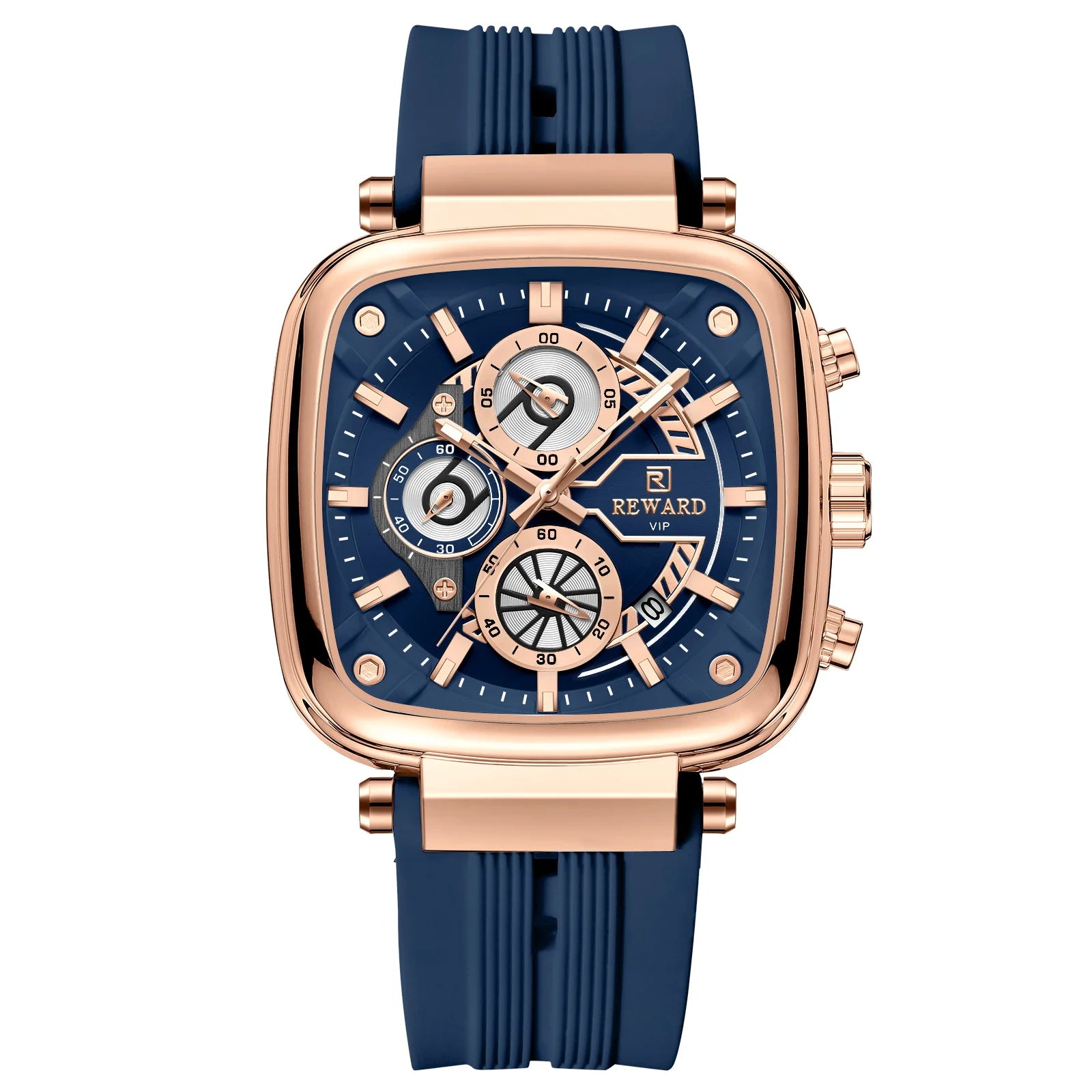REWARD Relógio Masculino Quartzo RD831509M - Estilo Esportivo e Funcionalidade 44mm