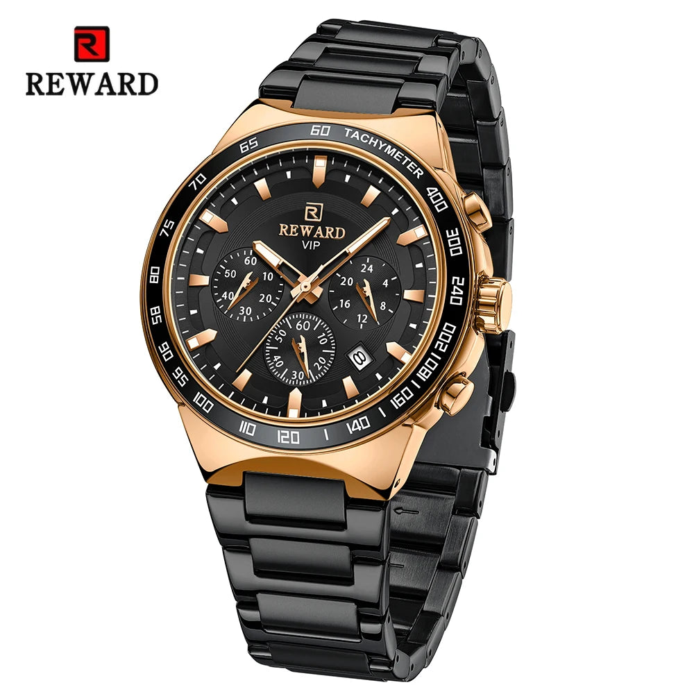 REWARD Relógio Masculino Quartzo RD81967M - Estilo Casual e Funcionalidade 34mm