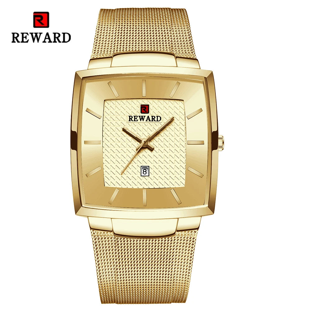 REWARD Relógio Masculino Quartzo RD62009M - Luxo e Sofisticação 48mm