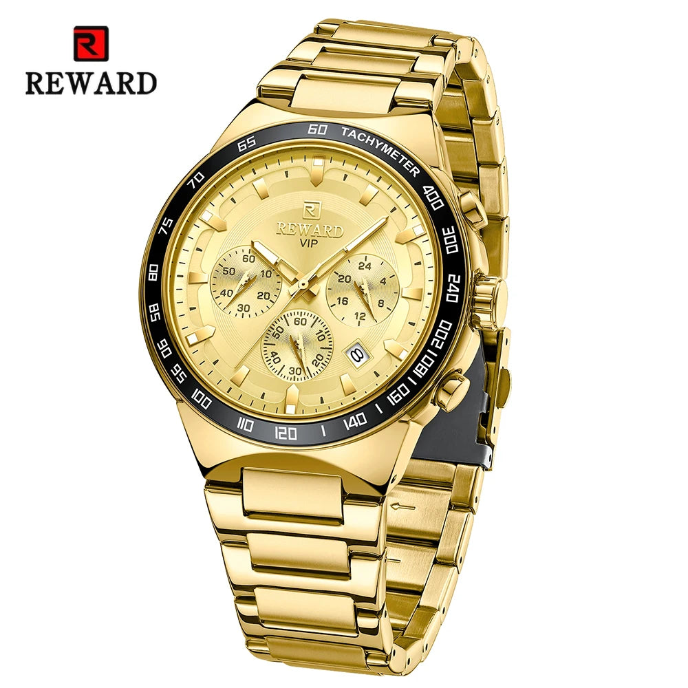 REWARD Relógio Masculino Quartzo RD81967M - Estilo Casual e Funcionalidade 34mm