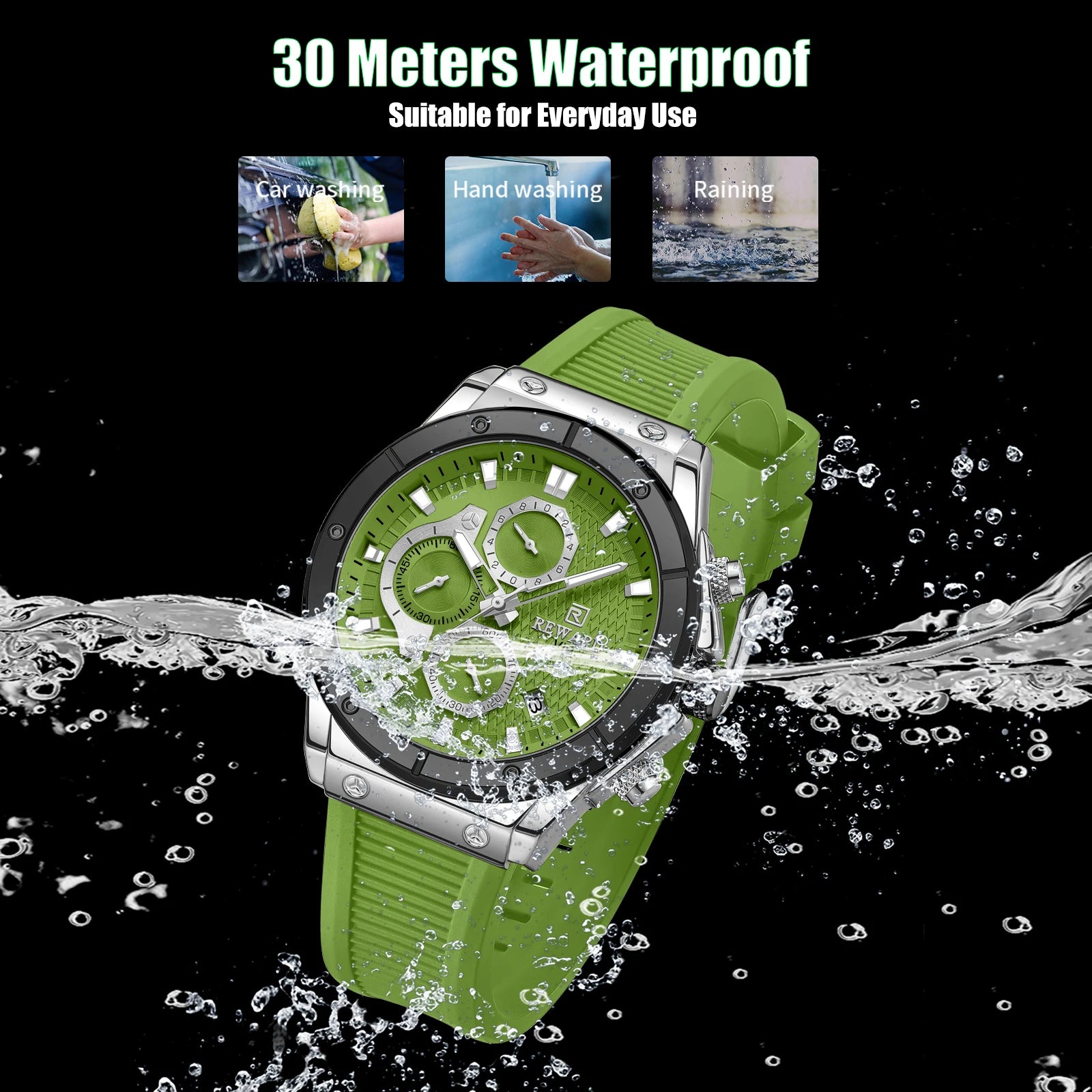 REWARD Relógio Masculino Quartzo RD83969M - Estilo Casual e Conforto 35mm