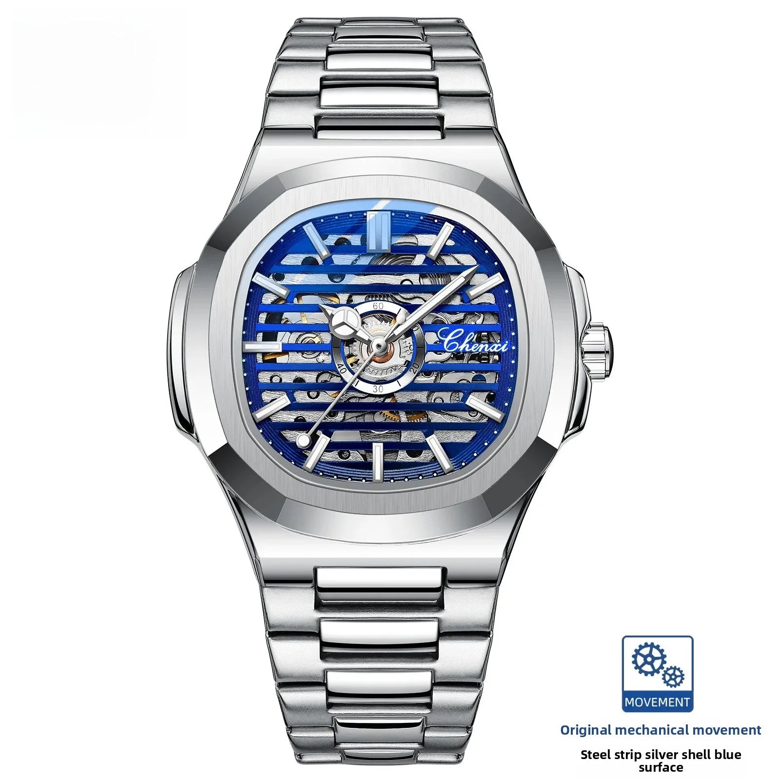 Relógio Mecânico Masculino Morning Star 8822 - 40mm
