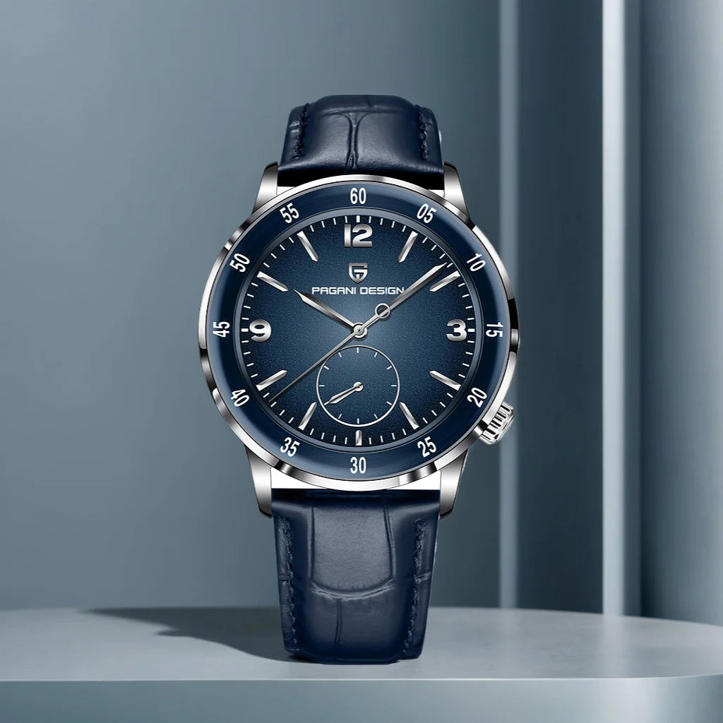 PAGANI DESIGN Relógio Masculino Automático PD-1790 - Pulseira de Couro 42mm