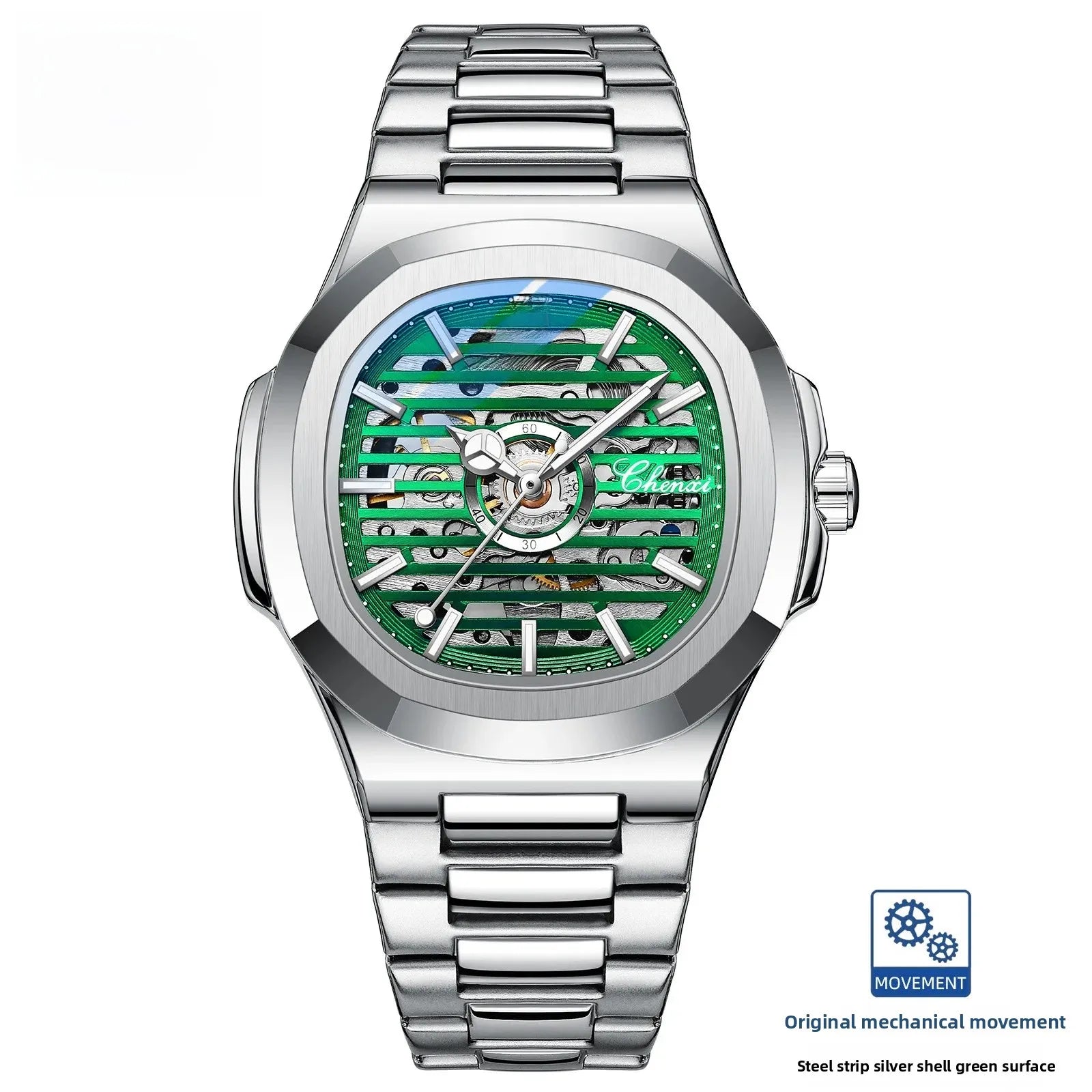 Relógio Mecânico Masculino Morning Star 8822 - 40mm