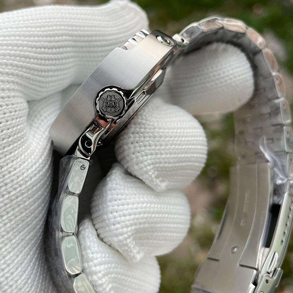 STEELDIVE Relógio Masculino Mecânico SD1975 - Pulseira de Aço Inoxidável 47.5mm
