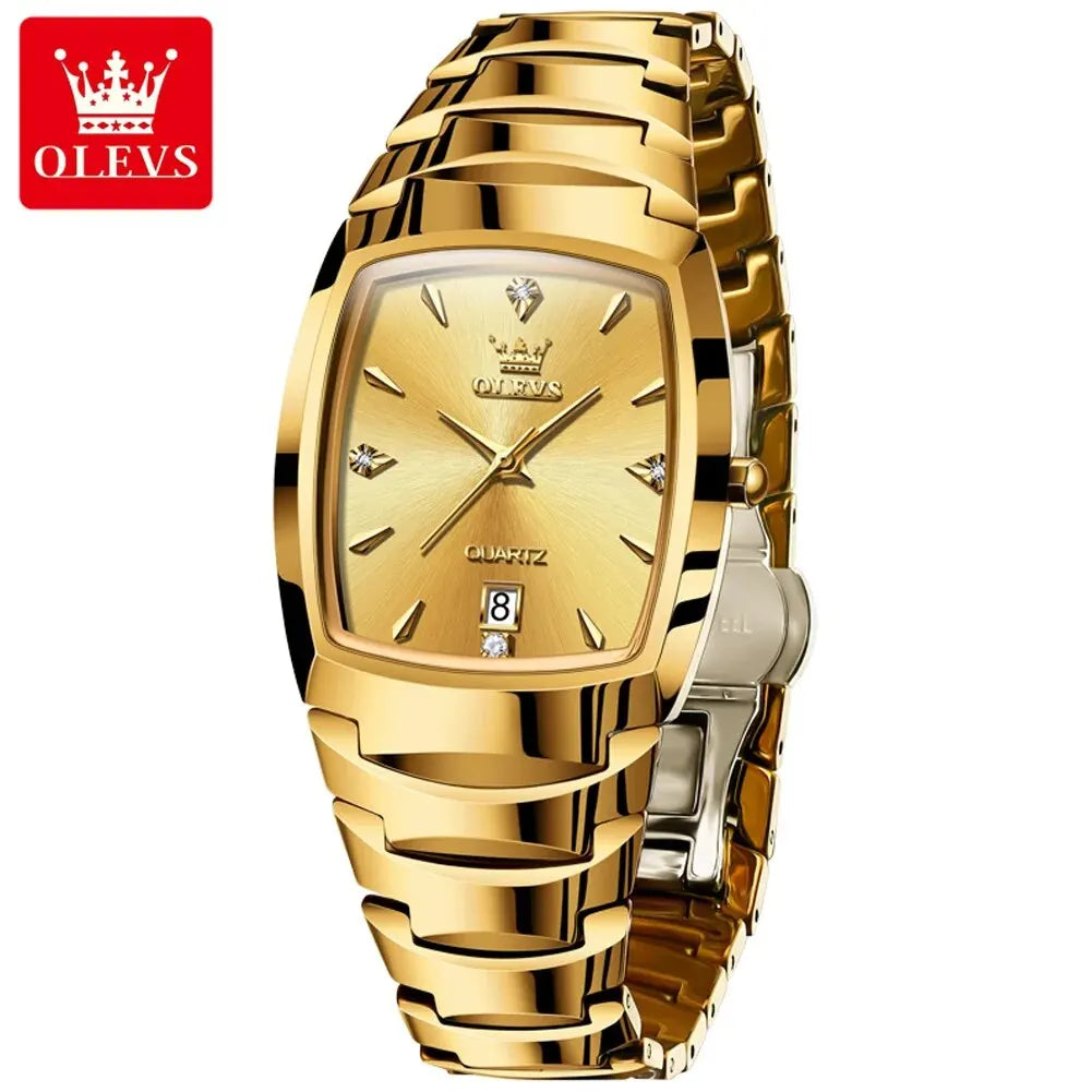 OLEVS Relógio Masculino Original Quartzo - Aço Inoxidável 7006 43mm