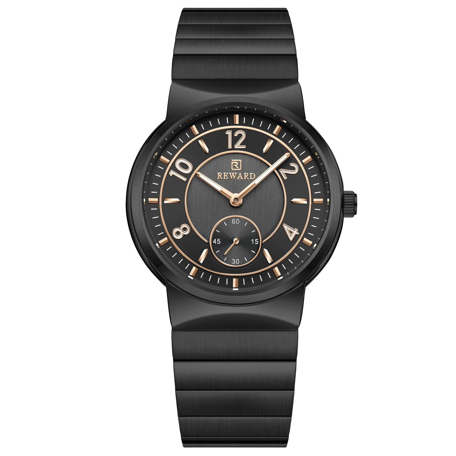REWARD Relógio Masculino Quartzo RD611514M - Aço Inoxidável Elegante 41mm