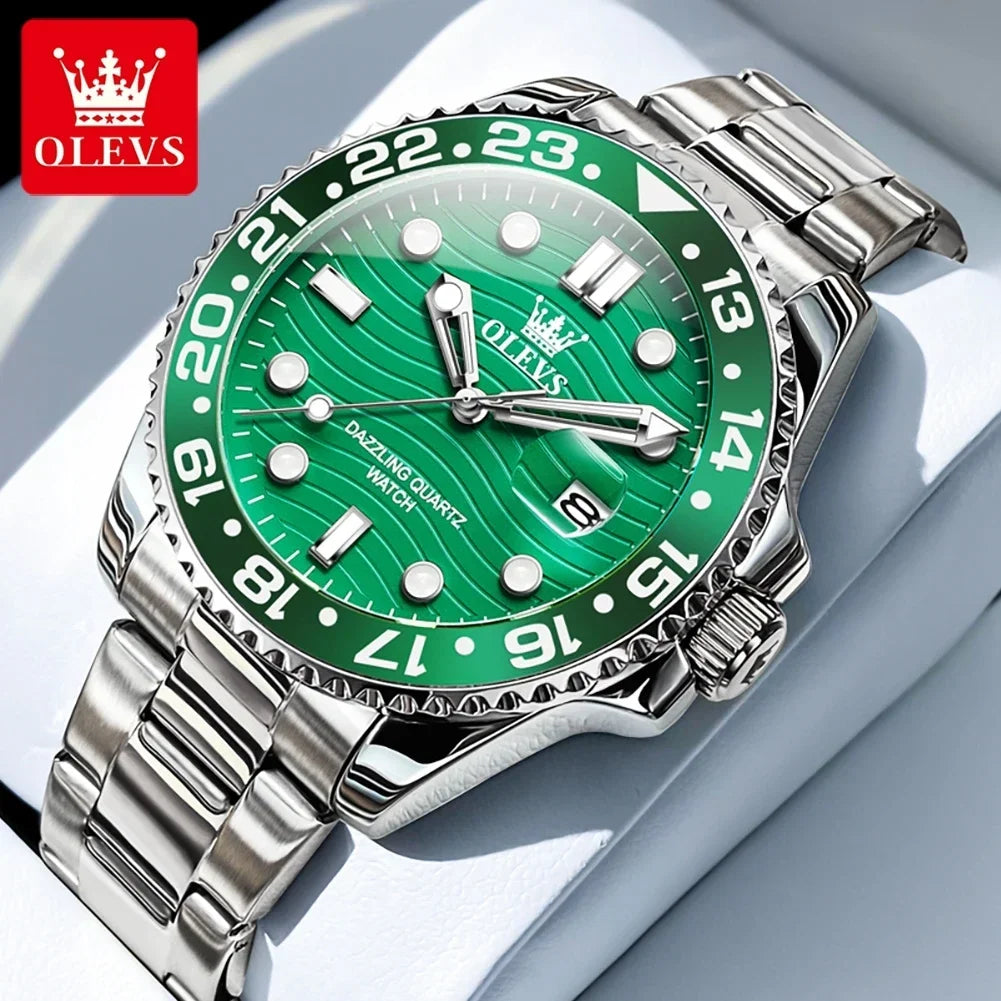 OLEVS Relógio Masculino 3610 - Luxo e Funcionalidade 40-44mm