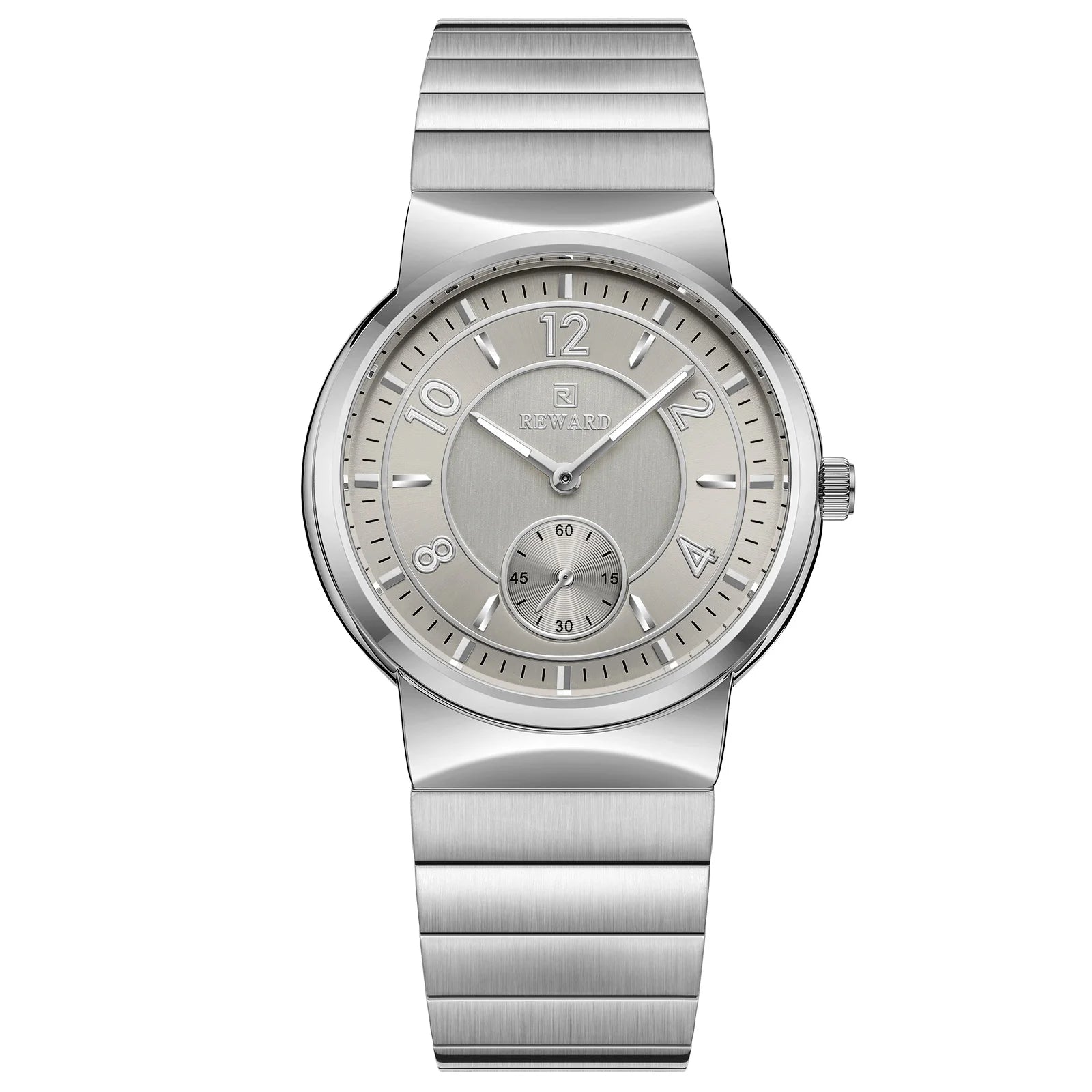 REWARD Relógio Masculino Quartzo RD611514M - Aço Inoxidável Elegante 41mm