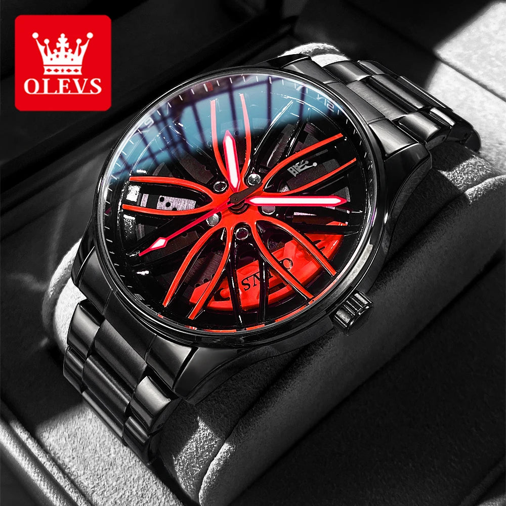 OLEVS Relógio Masculino Original Quartzo - Aço Inoxidável 9937 42mm