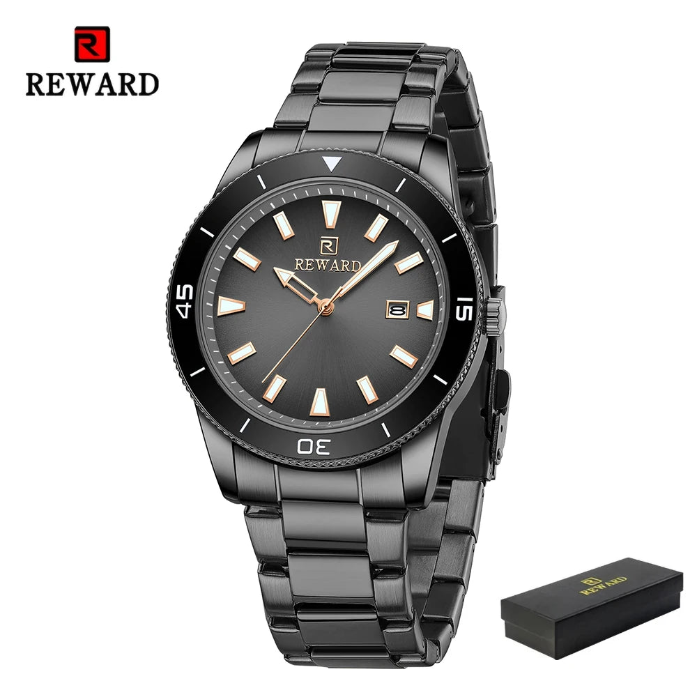 REWARD Relógio Masculino Quartzo RD61548M - Elegância e Resistência 31mm