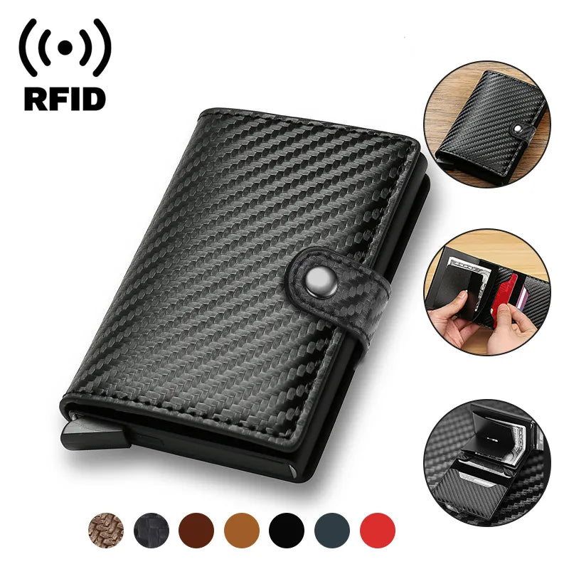 Carteira Masculina Luxo Anti-Furto