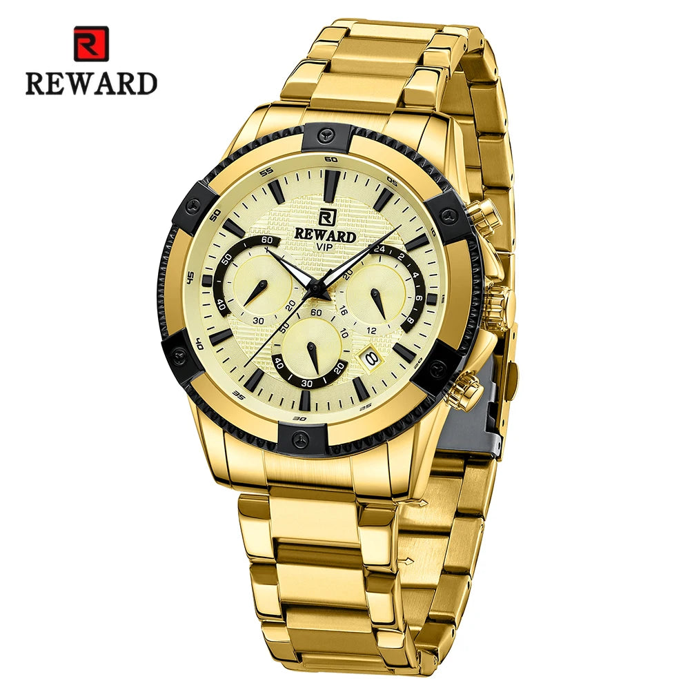 REWARD Relógio Masculino Quartzo RD81968M - Sofisticação e Funcionalidade 42mm