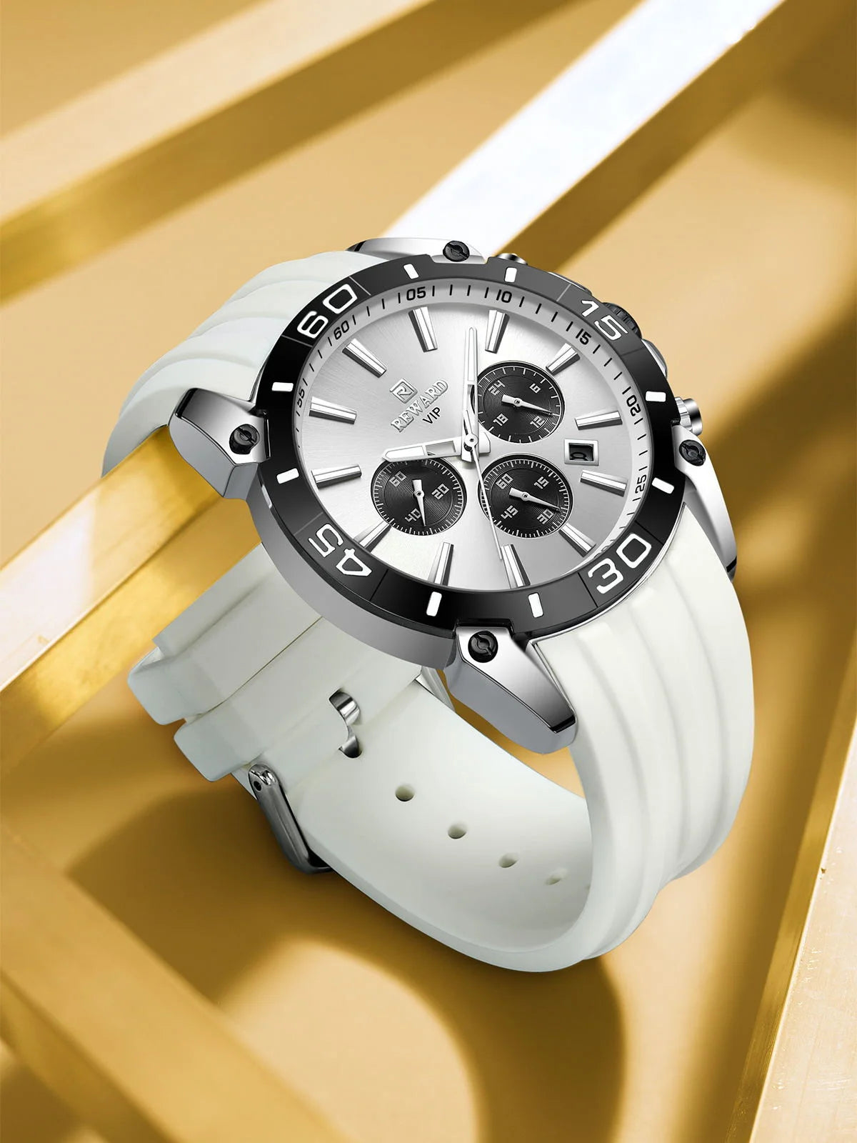 REWARD Relógio Masculino Quartzo RD831105M - Estilo Moderno e Funcionalidade 45mm