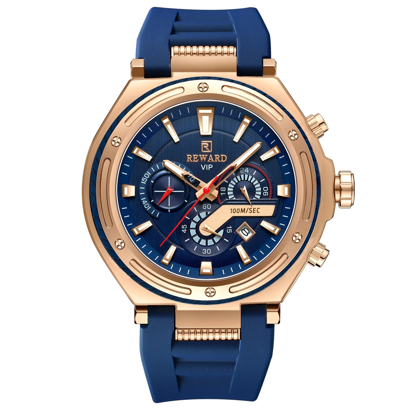 REWARD Relógio Masculino Quartzo RD831508M - Estilo Esportivo com Caixa Ultra Grande 50mm