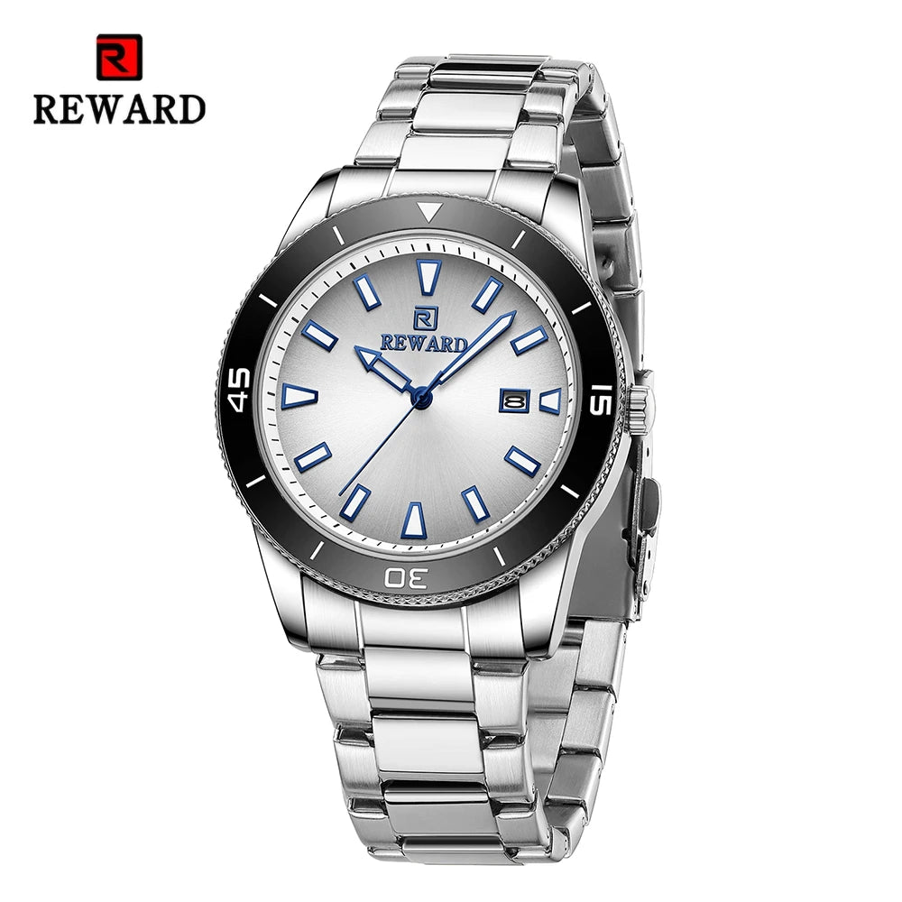 REWARD Relógio Masculino Quartzo RD61548M - Elegância e Resistência 31mm