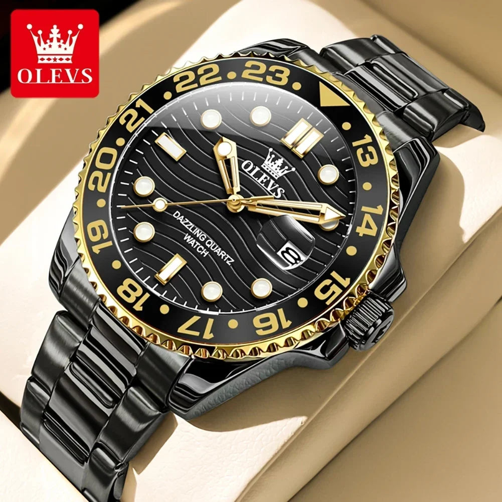 OLEVS Relógio Masculino 3610 - Luxo e Funcionalidade 40-44mm