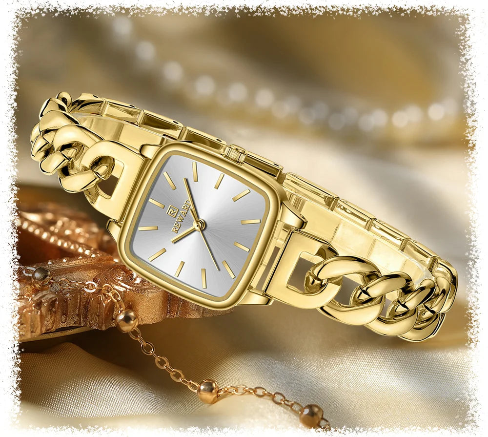 REWARD Relógio Feminino Quartzo RD211513L - Elegância Vintage 24mm