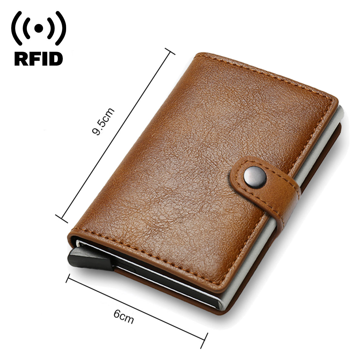 Carteira Masculina Luxo Anti-Furto