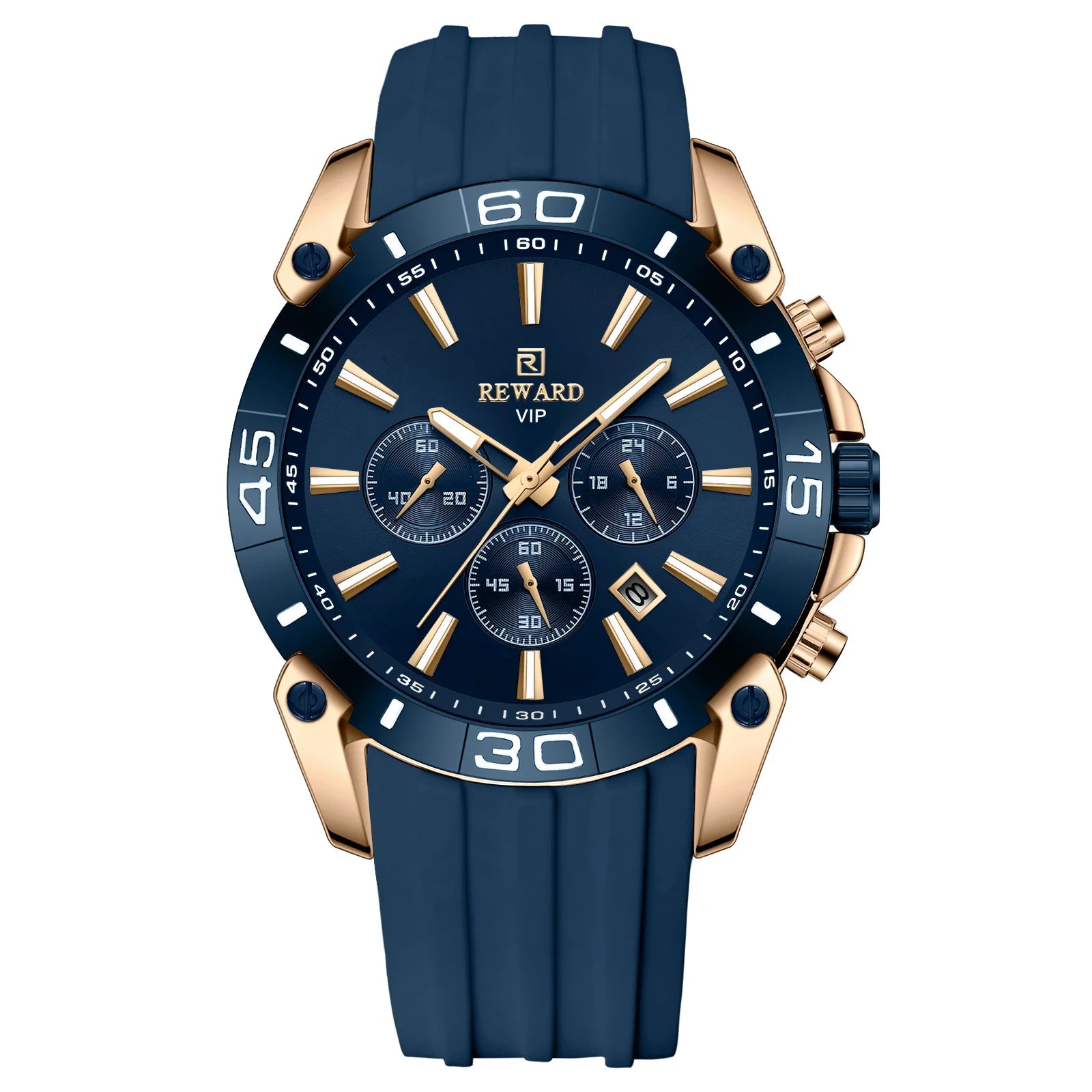 REWARD Relógio Masculino Quartzo RD831105M - Estilo Moderno e Funcionalidade 45mm