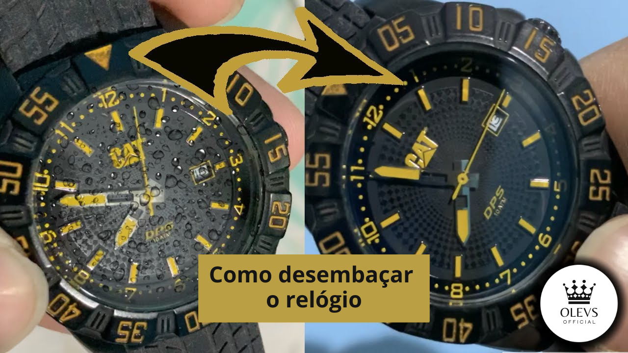 Como desembaçar o relógio