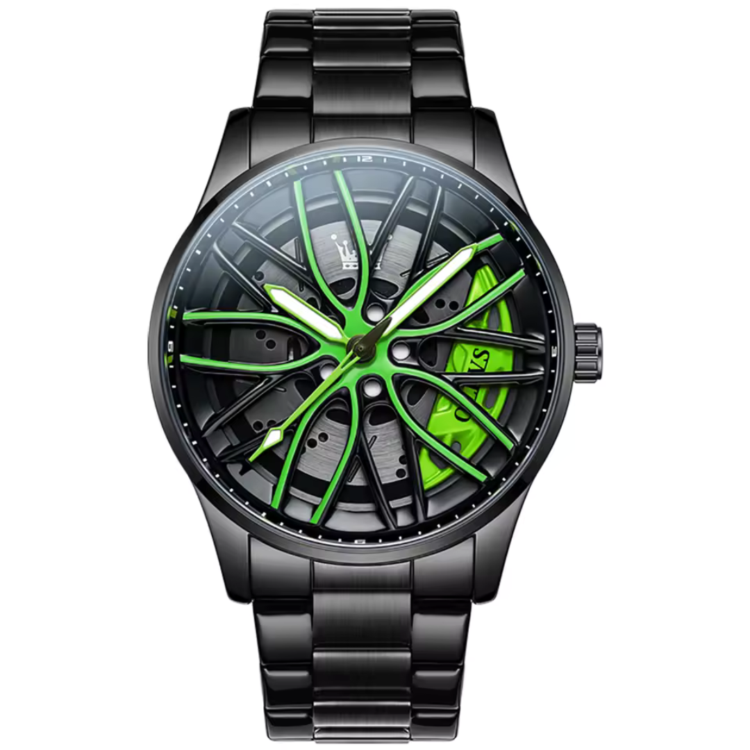 OLEVS Relógio Masculino Original Quartzo à Prova D'água - Aço Inoxidável 9937 42mm