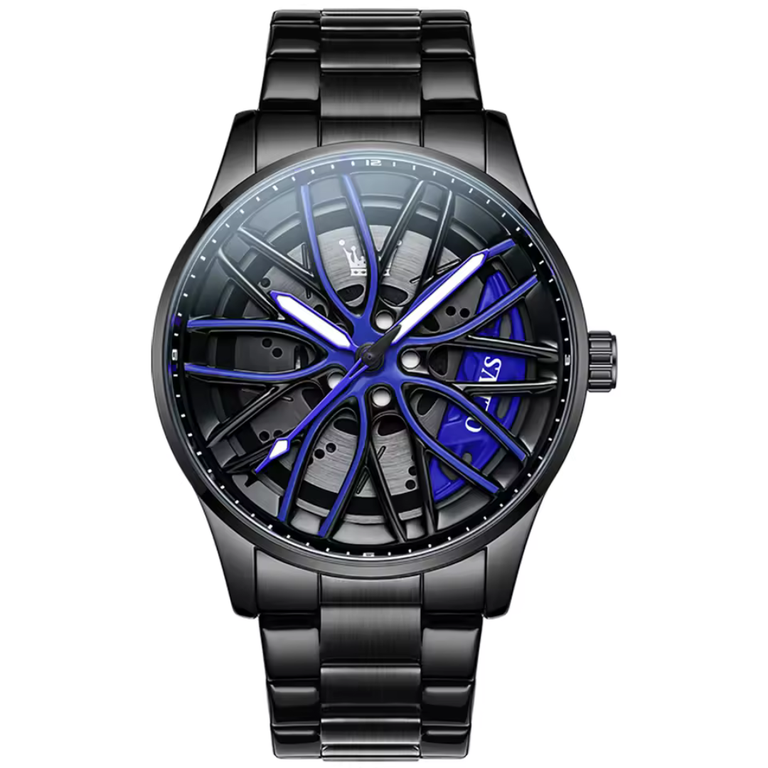 OLEVS Relógio Masculino Original Quartzo à Prova D'água - Aço Inoxidável 9937 42mm