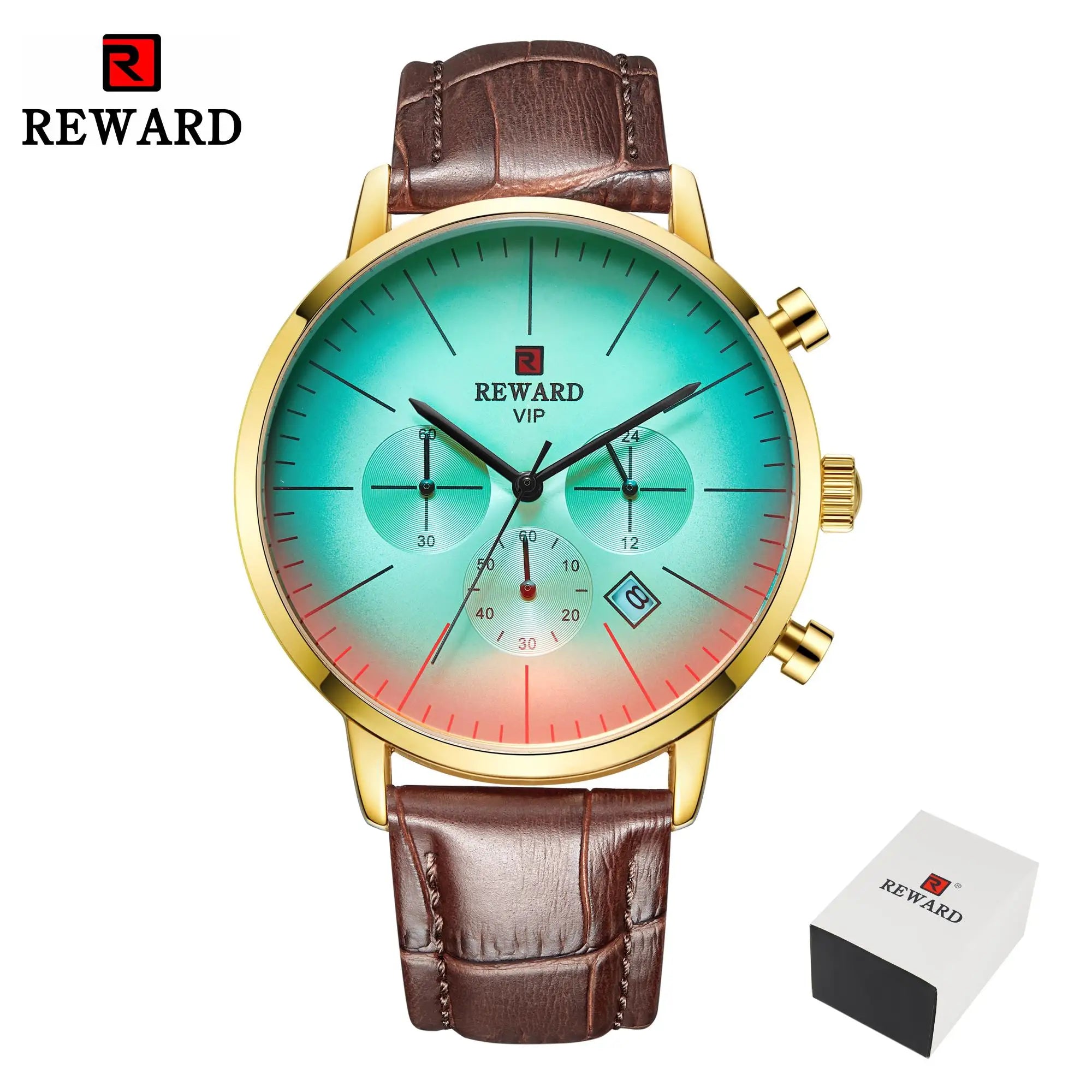 REWARD Relógio Masculino Quartzo RD83001M - Estilo Esportivo e Moderno 45mm