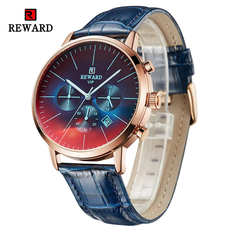 REWARD Relógio Masculino Quartzo RD83001M - Estilo Esportivo e Moderno 45mm