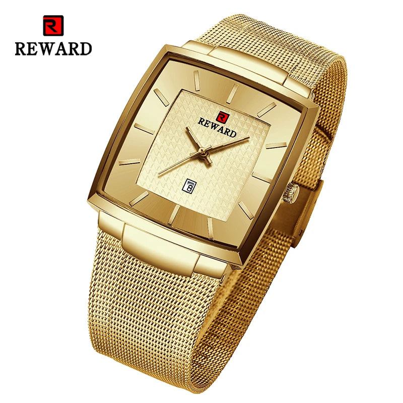 REWARD Relógio Masculino Quartzo RD62009M - Luxo e Sofisticação 48mm