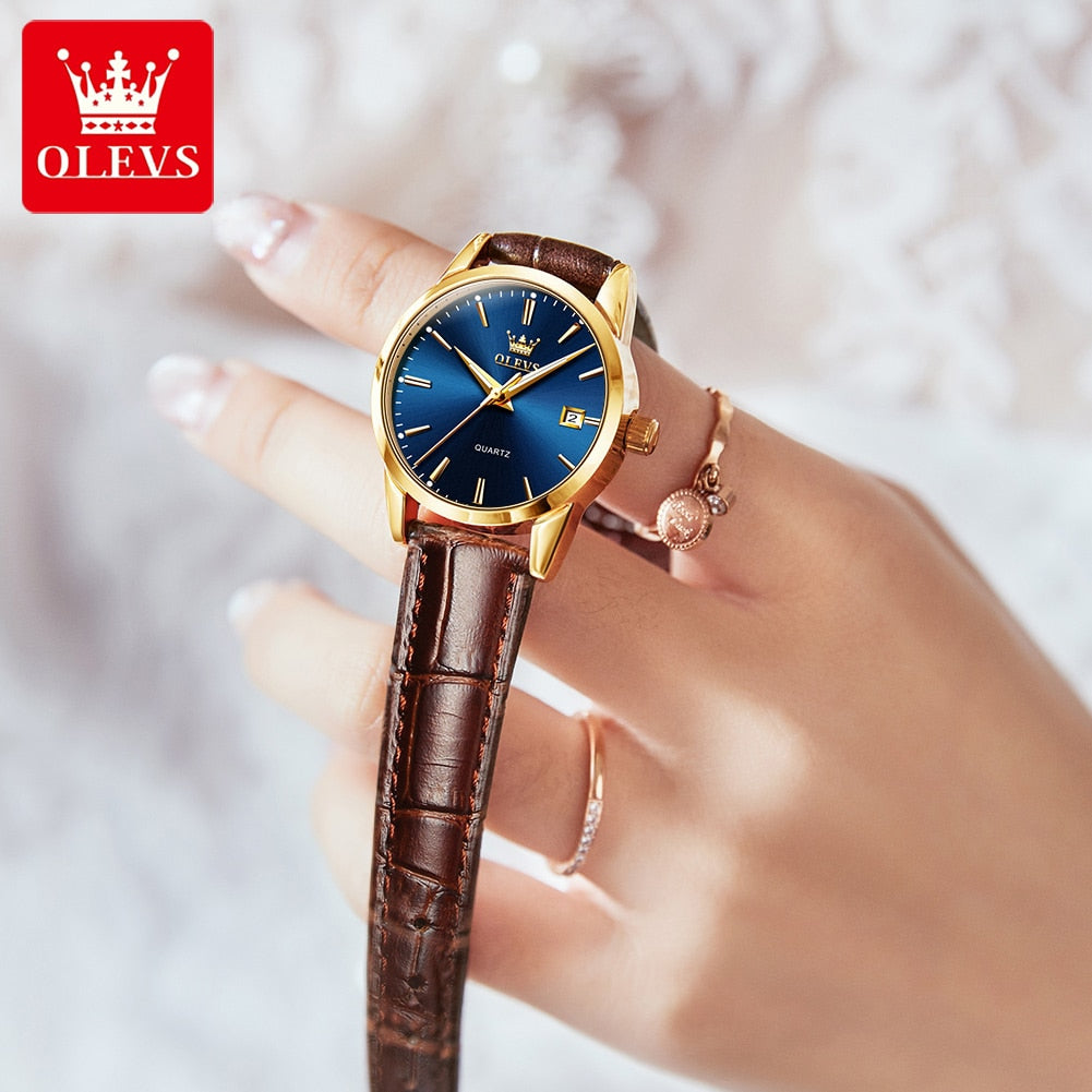 OLEVS Relógio Feminino Original Clássico Quartzo 6898 - Elegância e Versatilidade