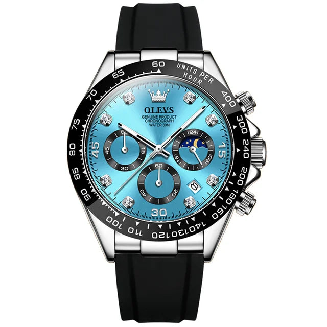 OLEVS Relógio Masculino Original Quartzo 2875 Racing - Estilo e Resistência