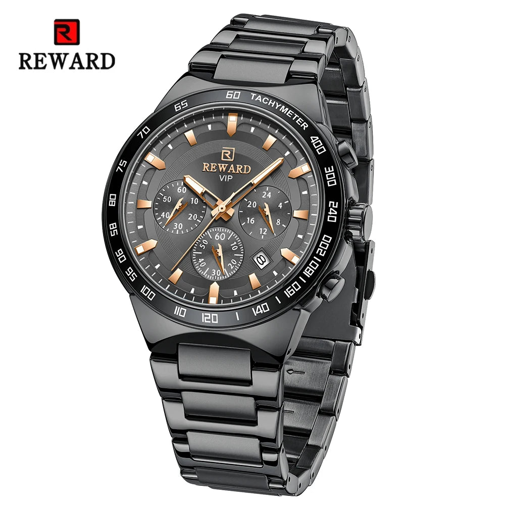 REWARD Relógio Masculino Quartzo RD81967M - Estilo Casual e Funcionalidade 34mm