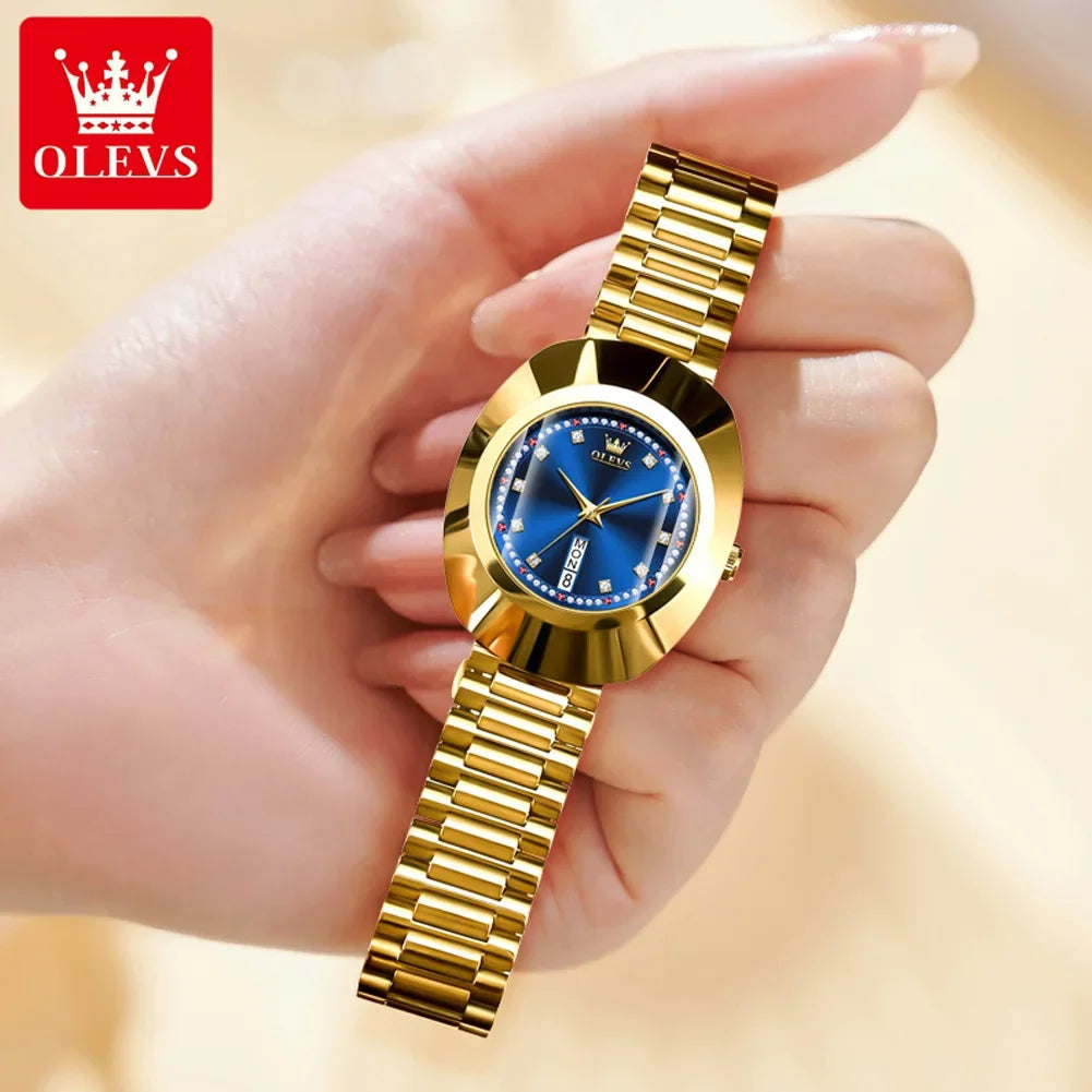 OLEVS Relógio Feminino Luxuoso 7017 - Elegância e Funcionalidade 44mm