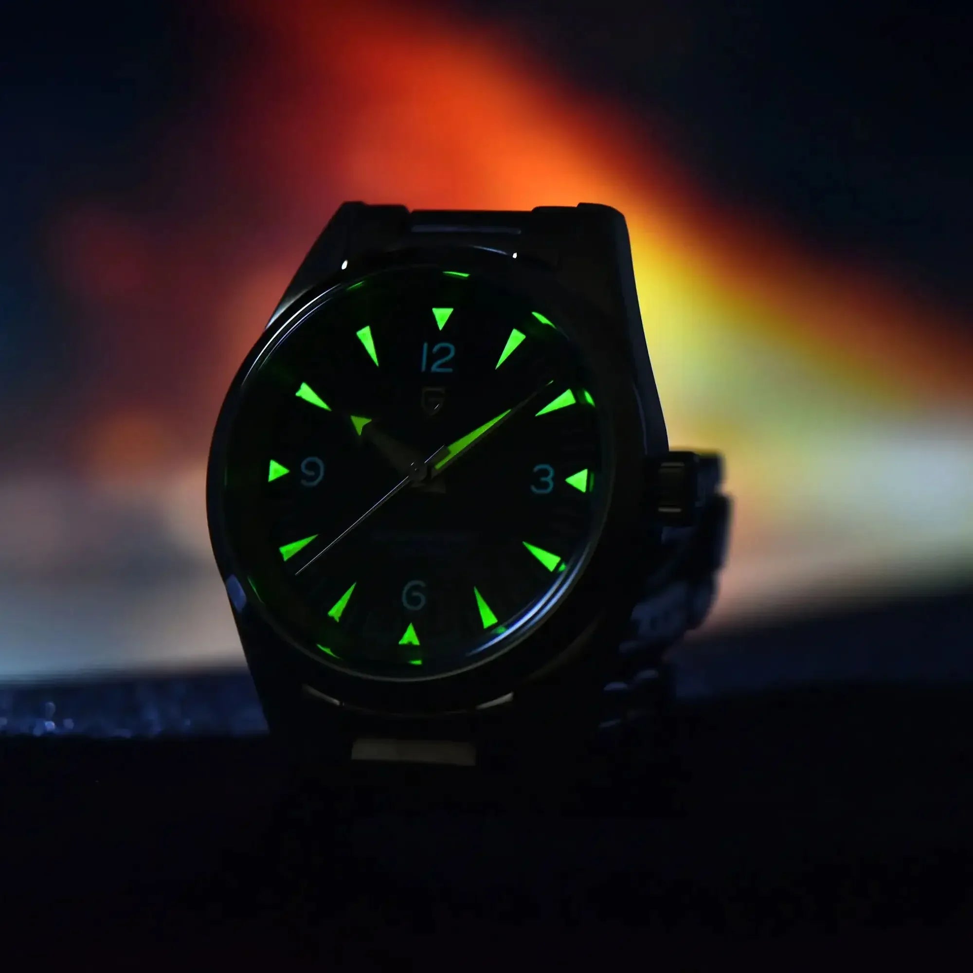 PAGANI DESIGN Relógio Masculino Quartzo PD-1793 - Pulseira de Aço Inoxidável 37mm