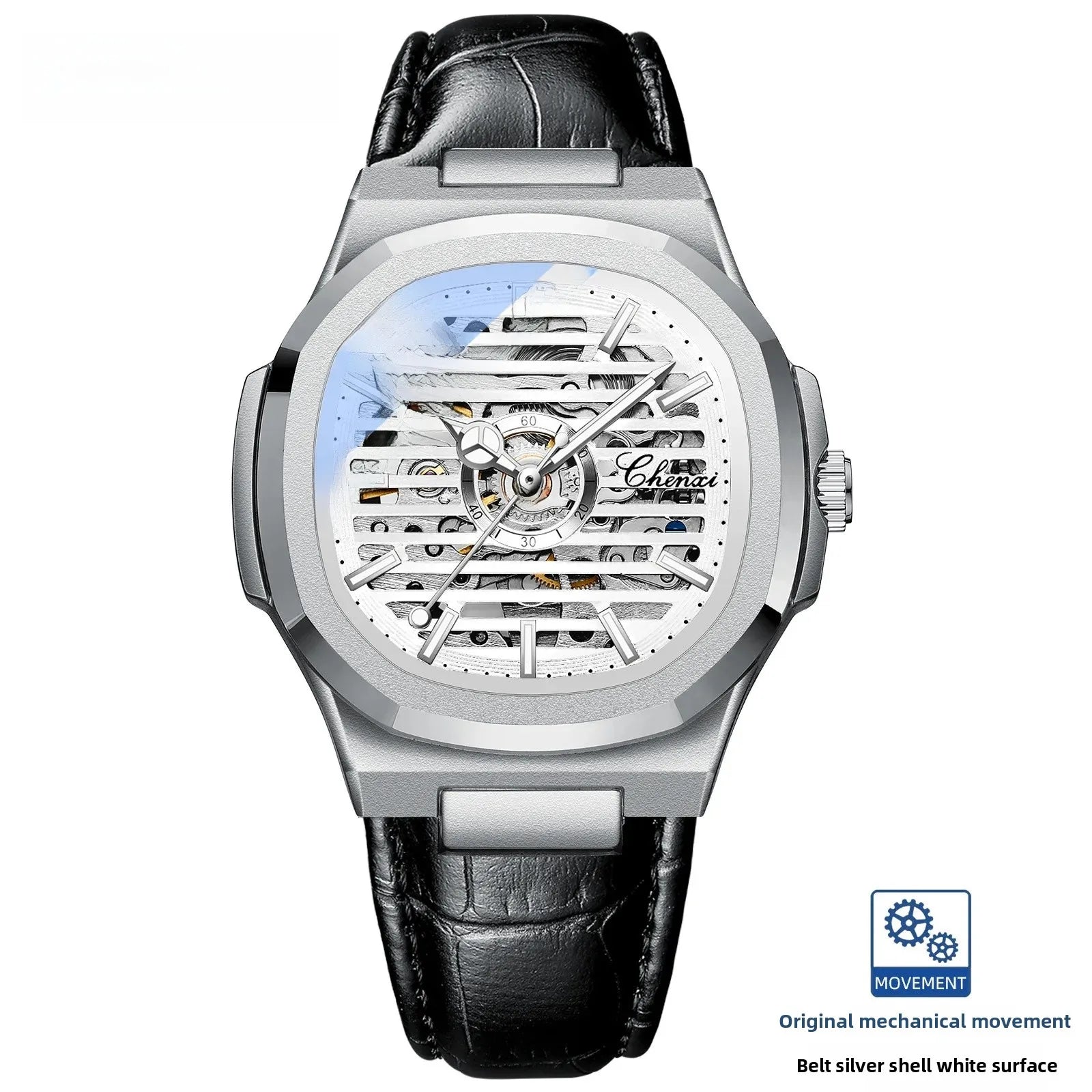 Relógio Mecânico Masculino Morning Star 8822 - 40mm