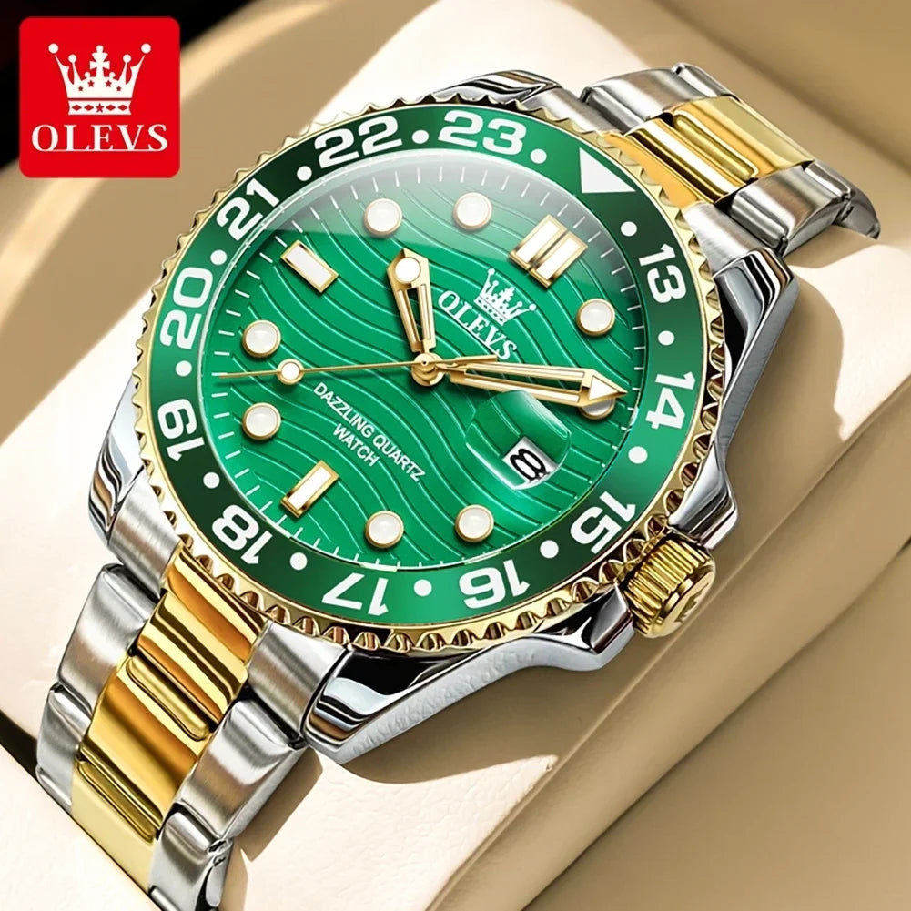 OLEVS Relógio Masculino 3610 - Luxo e Funcionalidade 40-44mm