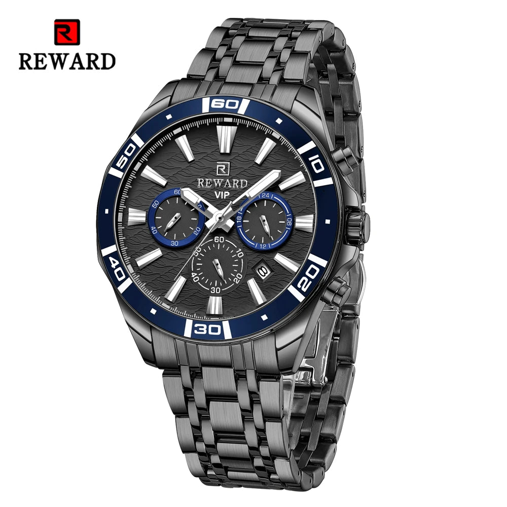 REWARD Relógio Masculino Quartzo RD81134M - Estilo Esportivo e Funcionalidade 35mm