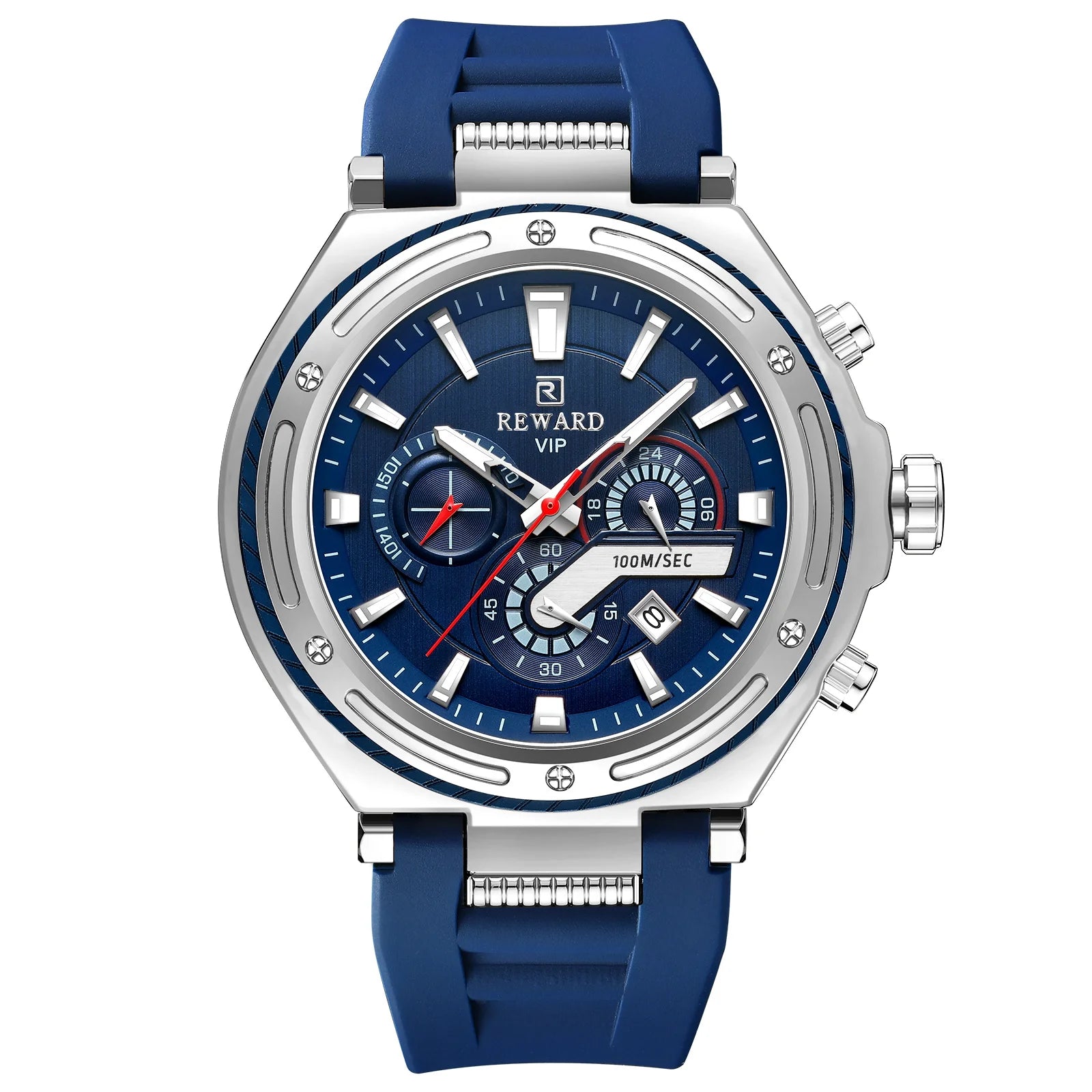 REWARD Relógio Masculino Quartzo RD831508M - Estilo Esportivo com Caixa Ultra Grande 50mm