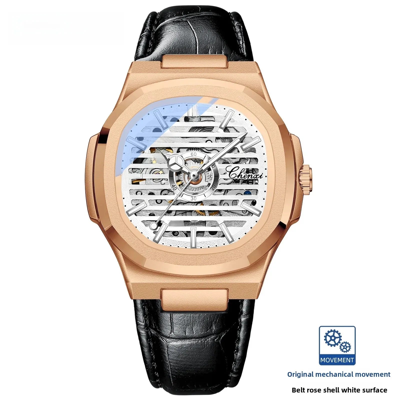 Relógio Mecânico Masculino Morning Star 8822 - 40mm