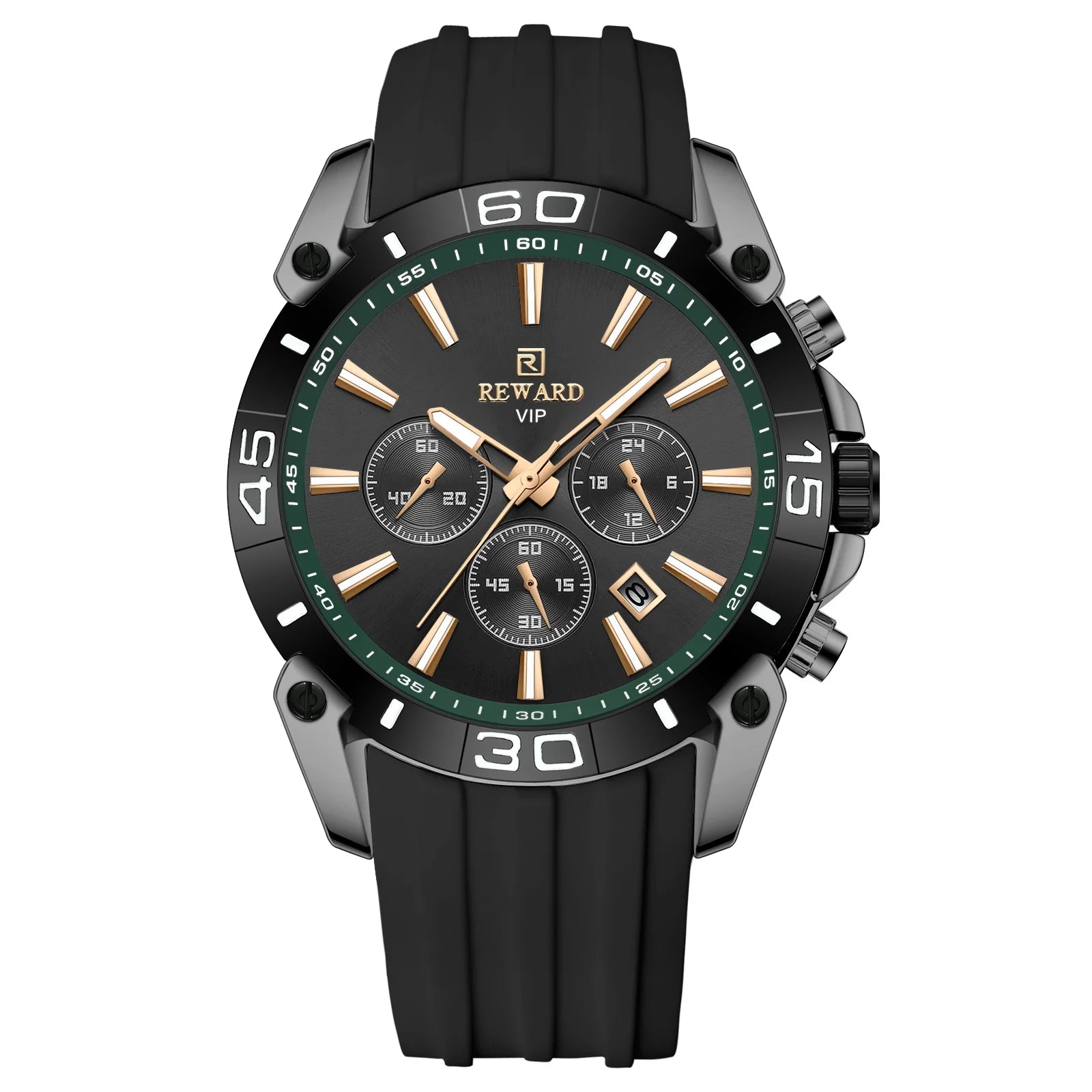 REWARD Relógio Masculino Quartzo RD831105M - Estilo Moderno e Funcionalidade 45mm